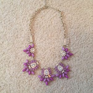 Purple Statement Necklace
